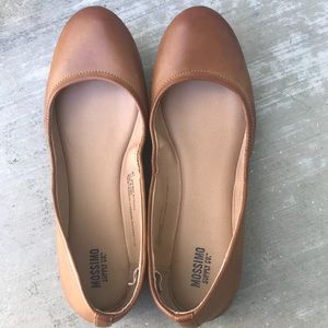 Tan Ballet Flats - 9.5